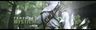 Mystical Crew forest-themed GFX signature banner
