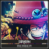 Anime-style pirate girl signature art with vibrant colors