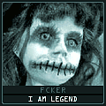 Creepy stitched-face 'I Am Legend' avatar from the forum days
