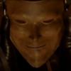 Mysterious masked figure avatar, glowing with eerie charm