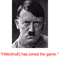 Classic Hitler-joins-the-game forum meme image