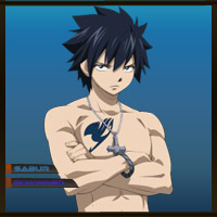 Dark-haired anime character GFX signature art