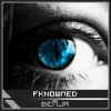 Blue-eyed avatar art with the fkn0wned crew tag