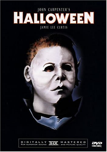 Michael Myers DVD cover, classic Halloween horror nostalgia