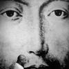 Grainy monochrome close-up portrait GFX piece