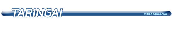 Classic Taringa forum banner with glossy blue gradient