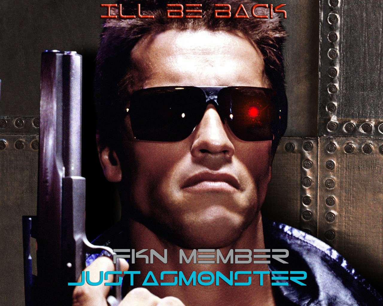 Terminator sig art repping FKN member JustAsMonster
