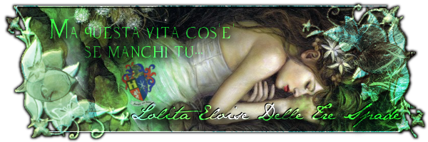 Dreamy green forest sig with sleeping woman art