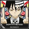 Anime character avatar with crossed pistols and skull motif