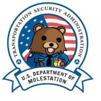 Classic Pedobear parody logo, early-2010s internet humor at its finest