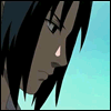 Anime character avatar with dramatic profile lighting