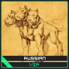 Two wolves rendered in classic forum sig-art style