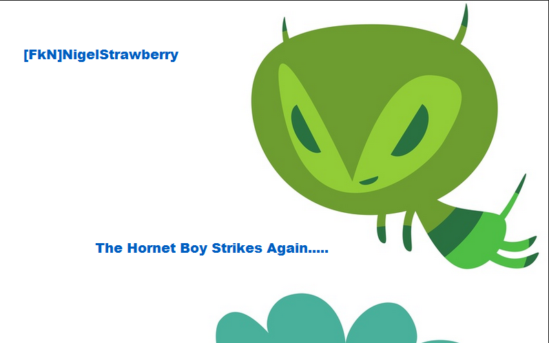 Hornet Boy alien GFX with FkN signature tag