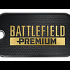 Battlefield Premium keychain badge, a gaming-era relic