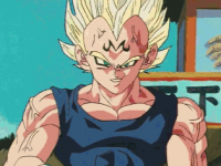 Classic Dragon Ball Z Super Saiyan anime screenshot