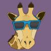 Cool giraffe rocking sunglasses, classic forum avatar vibes