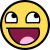 Classic grinning smiley face avatar