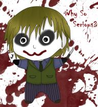 Chibi Joker fan art, 'Why So Serious?'