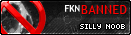 Banned member tag with silly noob banner