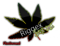 Cannabis leaf GFX with Riggex signature tag