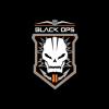 Black Ops skull emblem — classic gaming crew logo vibes