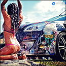 Stylized car GFX art with vibrant edits