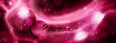 Pink cosmic bubble signature with sparkling galaxy vibes