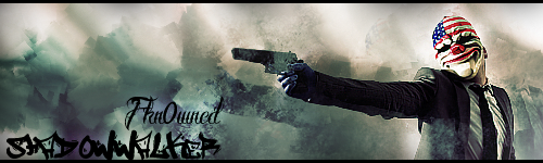 Masked gunman GFX signature for ShadowKiller, FkN0wned crew