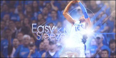 Basketball player GFX signature with glowing light effects