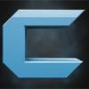 Sleek blue 'C' emblem, classic thec0re crew logo