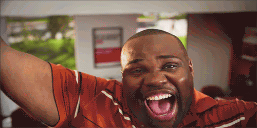 Pure excitement reaction pic — forum hype captured perfectly