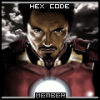 Iron Man-style GFX avatar with glowing arc reactor