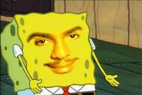SpongeBob face-swap meme, forum classic humor