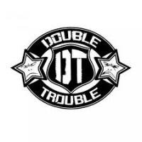 Old-school Double Trouble crew emblem with stars