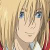 Anime character avatar with striking blue eyes and blonde hair