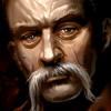 Gritty portrait avatar of a weathered, mustached man