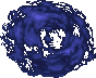 Swirly blue-toned forum avatar art