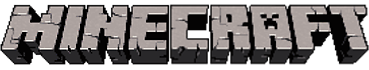 Classic Minecraft stone-block logo image