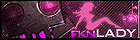Pink silhouette banner for FKN Lady signature