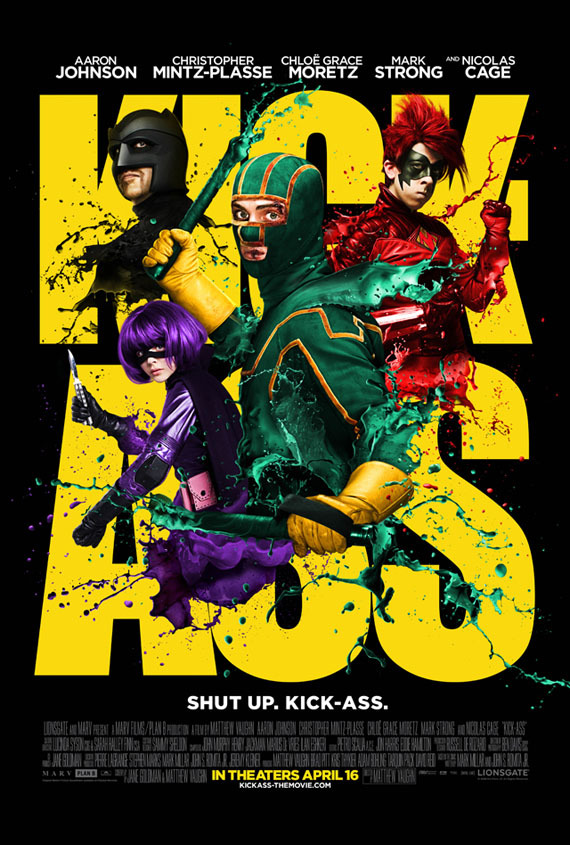 Classic Kick-Ass movie poster shared on the forum