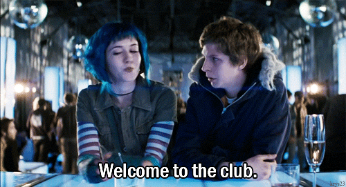 Scott Pilgrim 'Welcome to the club' movie meme