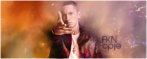 Eminem signature GFX art for FKN Fopje