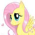 Fluttershy fan art avatar, simple and sweet