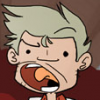Classic exaggerated screaming reaction face meme