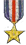 A medal-shaped ribbon award icon