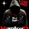 Hooded hacker GFX art, classic forum signature style