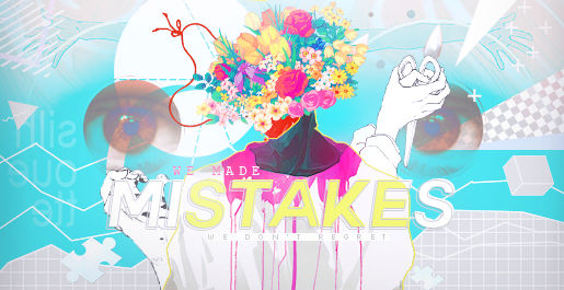 Floral surrealist tribute to mistakes we don't regret