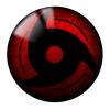 Sharingan-style anime eye avatar, classic forum profile pic vibes