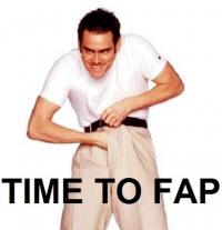 Classic forum meme guy hyping up for fap time