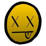 Dead-eyed X'd-out smiley avatar, classic forum vibes